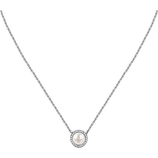 Morellato collana argento 925 con pendente donna Morellato perla saer49