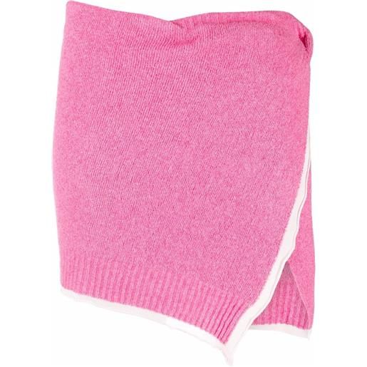 Jacquemus minigonna a portafoglio - rosa