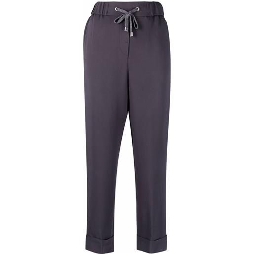 Peserico pantaloni affusolati - grigio