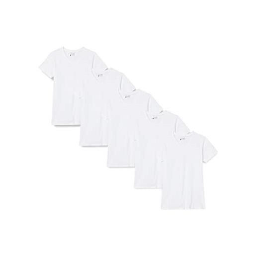 berydale bd158, maglietta con scollo a v donna, bianco, xl