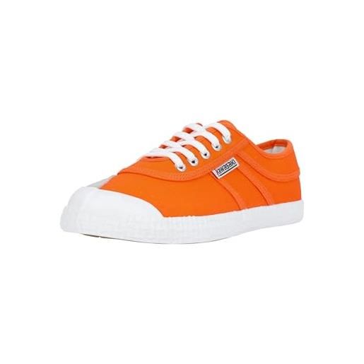 Kawasaki original canvas shoe, scarpe da ginnastica basse unisex-adulto, arancione vibrante arancione, 41 eu