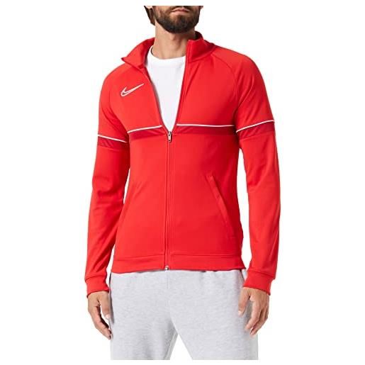 Nike cw6113-657 academy 21 giacca uomo red/white l