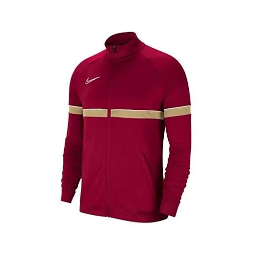 Nike cw6113-677 academy 21 giacca uomo team red/white s