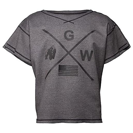 GORILLA WEAR sheldon workout top - dark green - s/m