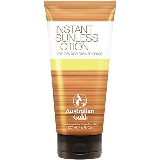 Australian Gold instant sunless lotion autoabbronzante colore bronzeo, 177ml