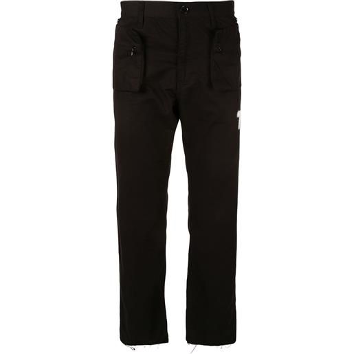 Undercover pantaloni con zip - nero