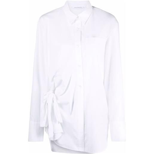 Cecilie Bahnsen camicia fenet con fiocco - bianco