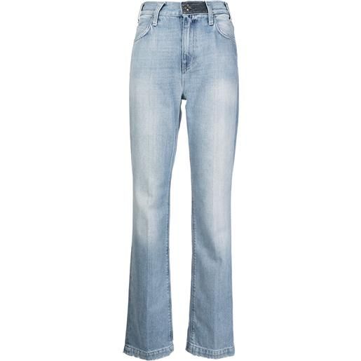 RTA jeans dritti con effetto schiarito - blu
