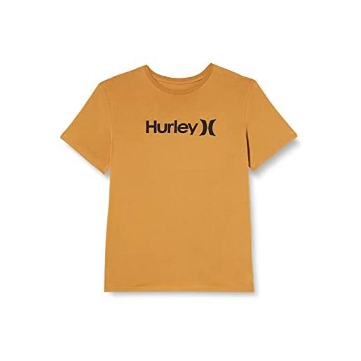 Hurley evd wsh seasonal oao solid tee maglietta, grigio talpa, s uomo