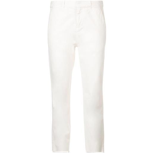 Nili Lotan pantaloni crop montauk - bianco
