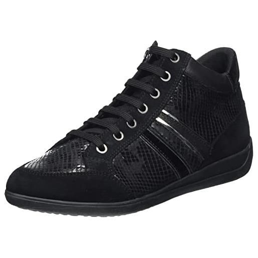 Geox d myria b, sneakers donna, nero (black), 35 eu