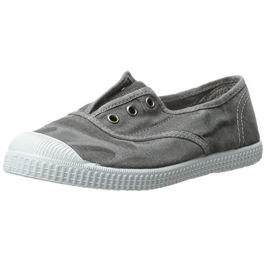 Cienta 70777 scarpa in tessuto con elastico grigio chiaro