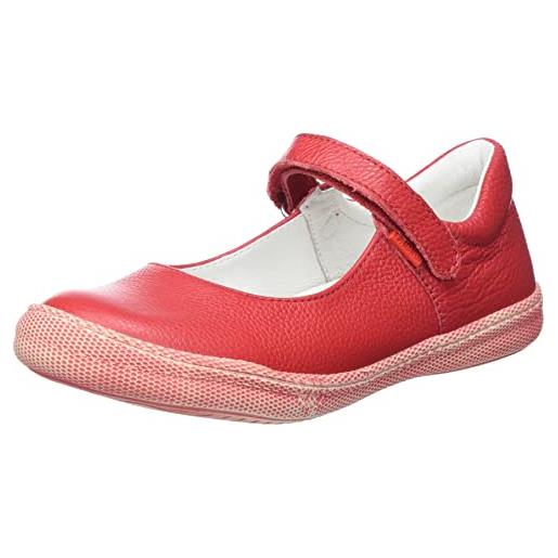 Primigi ptf 19170, scarpa mary jane, colore: rosso, 29 eu