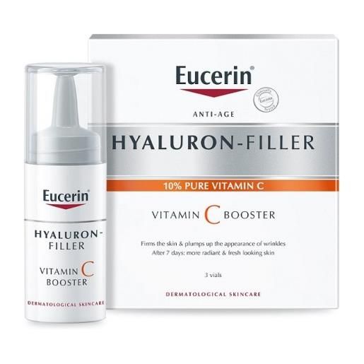 Eucerin hyaluron-filler vitamin c booster siero anti età 3 x 8 ml