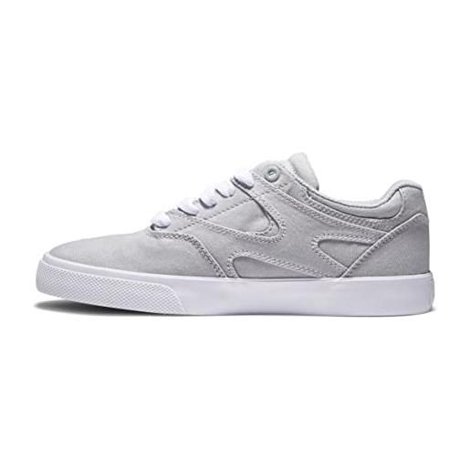 DC Shoes kalis vulc, scarpe da ginnastica donna, grigio/bianco, 36.5 eu