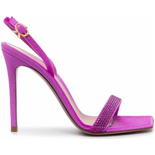 Gianvito Rossi sandali con strass - rosa
