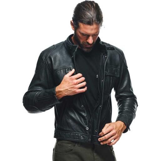 Dainese Outlet atlas leather jacket nero 52 uomo