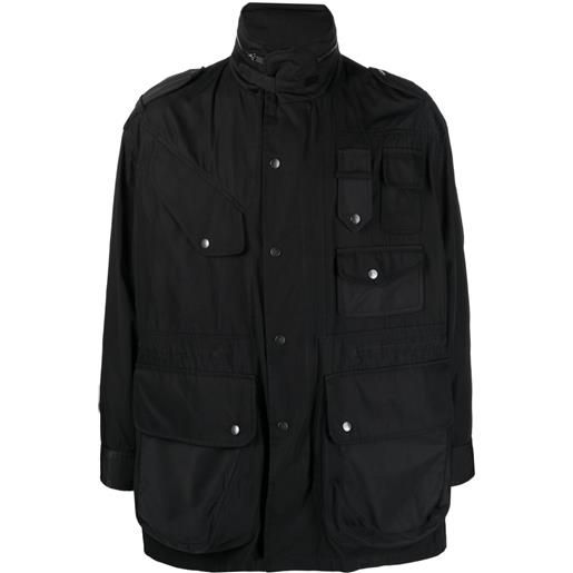 Neil Barrett giacca-camicia utility - nero