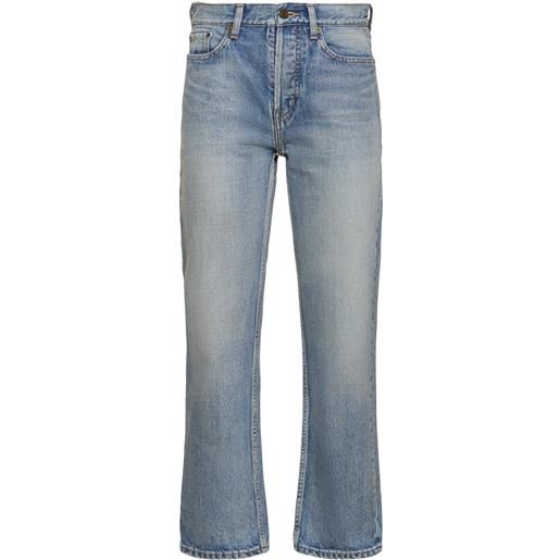 SAINT LAURENT jeans 70's in denim con logo