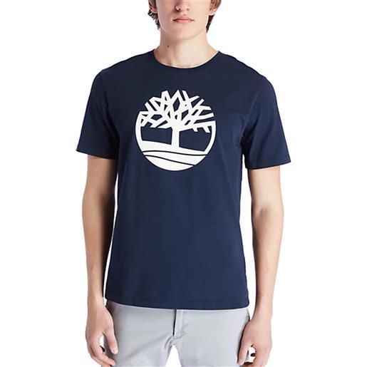 Timberland t-shirt da uomo kennebec river tree blu
