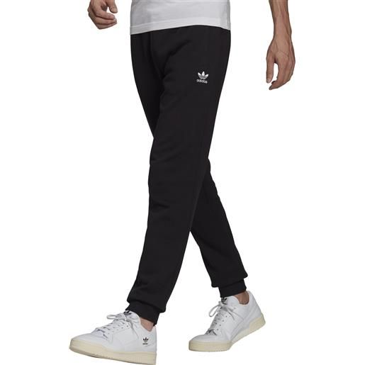 Adidas pantalone da uomo adicolor essentials trefoil nero