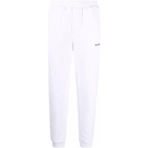 Helmut Lang pantaloni sportivi con stampa - bianco