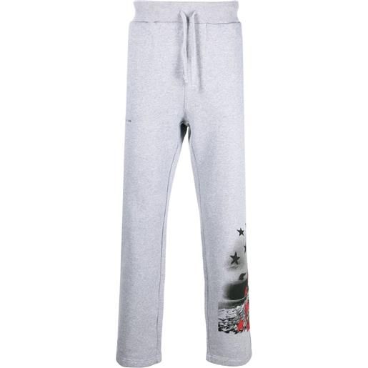 1017 ALYX 9SM pantaloni sportivi con stampa grafica - grigio