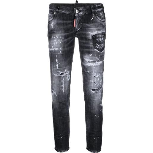 Dsquared2 jeans jennifer crop - grigio