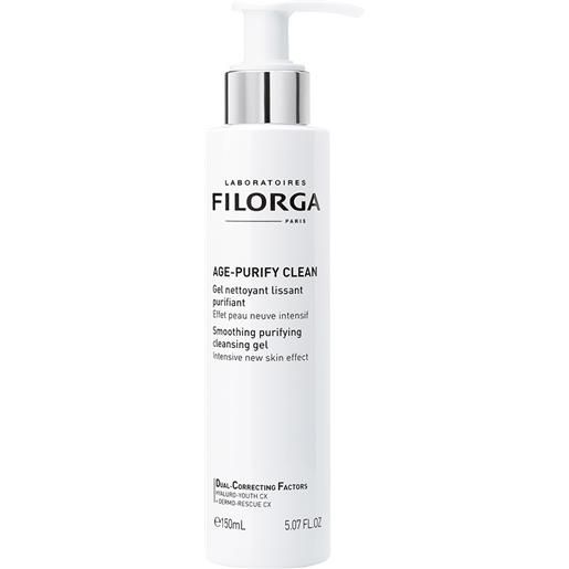 Filorga age purify - clean gel detergente levigante purificante, 150ml