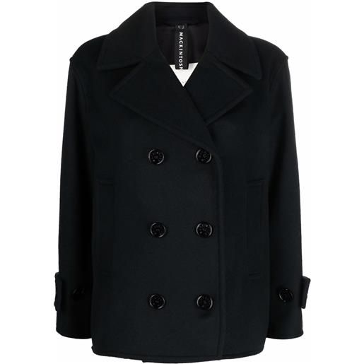 Mackintosh cappotto doppiopetto fiona - nero