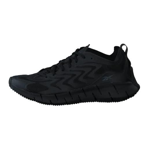 Reebok zig kinetica 21, sneaker unisex-adulto, core black/core black/core black, 40 eu