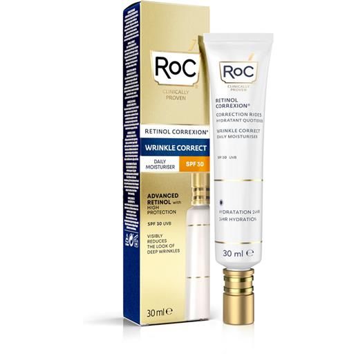 ROC OPCO LLC roc - retinol correxion wrinkle correct daily moisturiser spf30 30ml