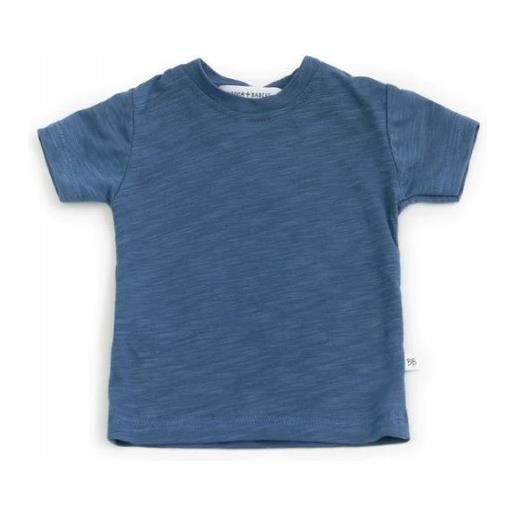 Bamboom 352 t-shirt giro collo blu