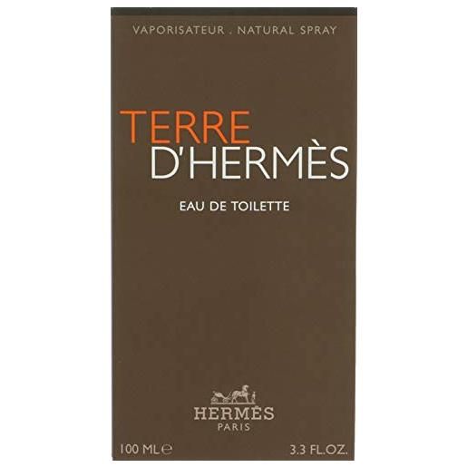 Hermes terre d'Hermes eau de toilette spray, uomo, 100 ml