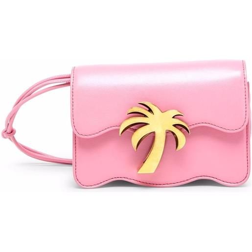Palm Angels borsa a tracolla mini palm beach - rosa
