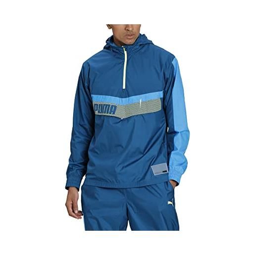 PUMA train woven 1/2 zip jacket giacca uomo, uomo, giacca, 519429-02_s, nero, s