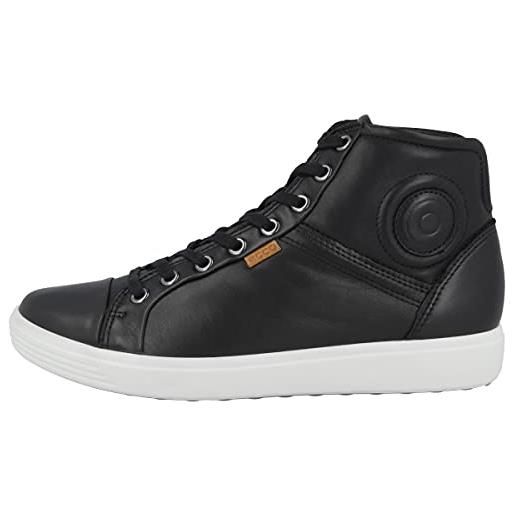 ECCO soft 7 ladies, scarpe da ginnastica alte, donna, nero (black 1001), 39 eu