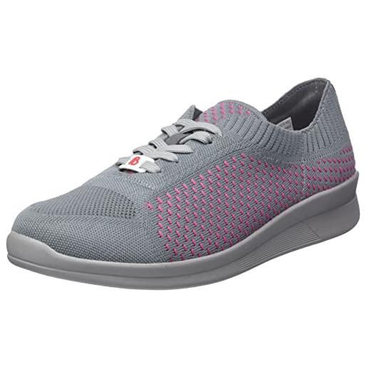 Berkemann lillian, scarpe da ginnastica donna, grigio segnaletico, nero, 36 1/3 eu