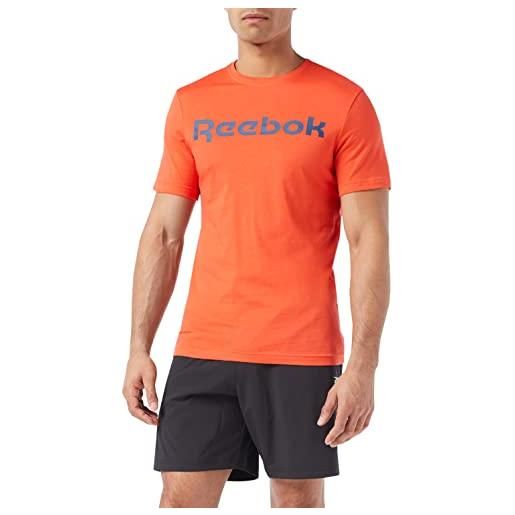 Reebok maglietta lineare allenamento allenamento serie grafica