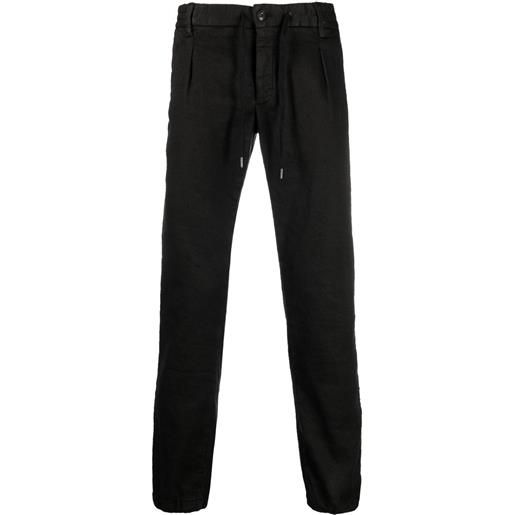Briglia 1949 pantaloni sportivi con pieghe - nero