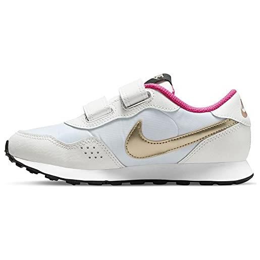 Nike, scarpe da corsa md valiant (tdv), unisex, per bambini, bianco, 31 eu