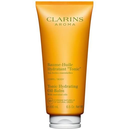 Clarins baume-huile hydratant tonic balsamo per il corpo agli oli essenziali che tonifica la pelle