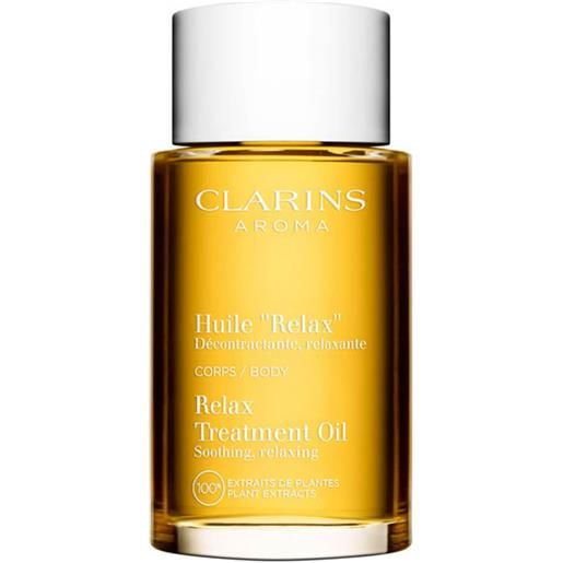 Clarins huile relax olio per il corpo che rilassa, lenisce e nutre