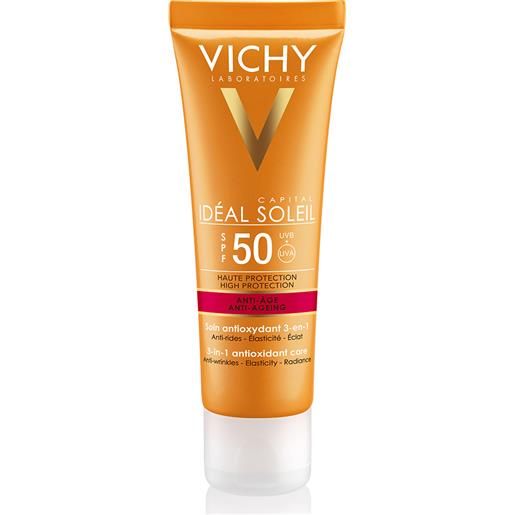 Vichy crema viso anti-età 3 in 1 abbronzatura intensa spf 50 50 ml