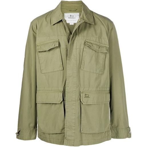 Woolrich giacca con tasche - verde