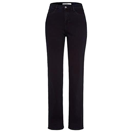 BRAX carola blue planet five pocket feminine fit klassisch jeans bootcut, nero (clean black 2), 50 (taglia produttore: 44) donna