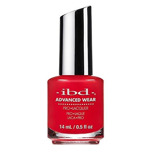 IBD just gel advanced wear nail polish, lucky red