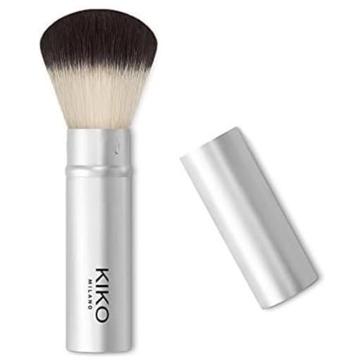 KIKO milano smart allover powder brush 104 | pennello retraibile per applicare polveri viso, fibre sintetiche