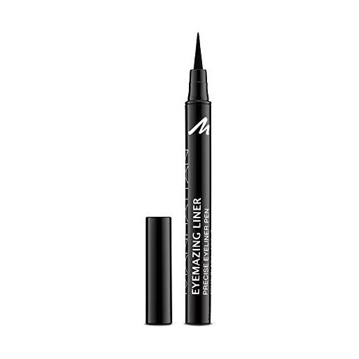 Manhattan eyemazing liner - eyeliner in feltro nero per un'applicazione perfetta - colore black lacque 1010n - 1 x 1,2 ml