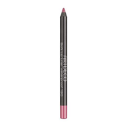 Artdeco soft lip liner waterproof matita labbra 190, cool rose, 1.2g